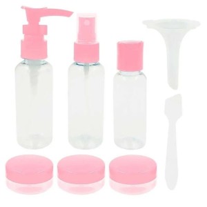 KIT FRASCOS PARA VIAGEM COM 6 PEÇAS MG-9296 COLOR MEGAGIFT