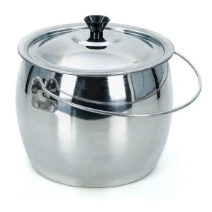 CALDEIRÃO BOJUDO C/ALÇA Nº10 730 ALUMIBON