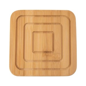 DESCANSO DE PANELA QUADRADO BAMBU 17X17X1CM PÇ TOP2343 DL FESTAS