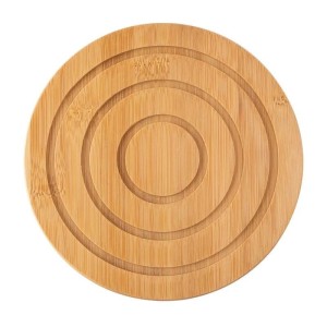 DESCANSO DE PANELA REDONDO BAMBU 17X17X1CM TOP2344 DL FESTAS
