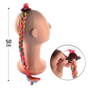 ACESSÓRIO DE CARNAVAL MOD-429 TRANÇA COM CHAPÉU