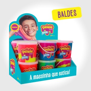 Gelelé Color Balde 470g  3354 - Doce Brinquedo