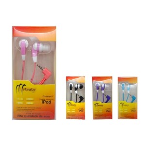Fone De Ouvido Corda   Mz23084/24084 - Monaliza