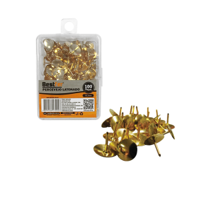 Percevejo latonado 100un BFH1769 - Bestfer