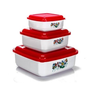 Gold pote quadrado PMG decorado  575/D - Ercaplast