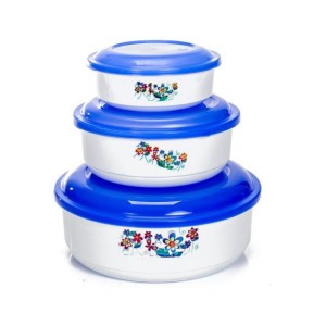 Gold pote redondo PMG decorado 585/D - Ercaplast