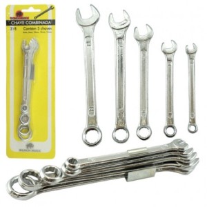 Chave combinada 6.8.10.12.13mm 5 peças 318 - Daler