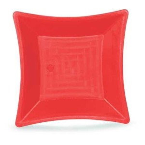 Prato sobremesa quadrado  2349 - Ercaplast