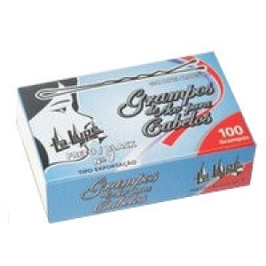 Grampo Preto Nº7 Com 5 Caixinhas - La Lupe