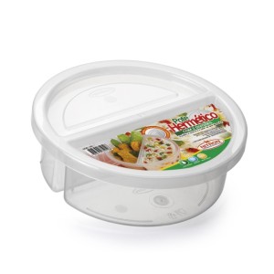 Pote Hermetico Redondo Com 2 Divisoes  191 - Nitron