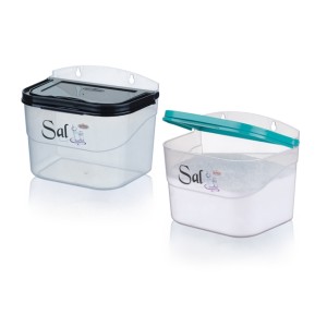 Saleiro Premier Transparente Com Tampa e Alça  221/RA - Nitron