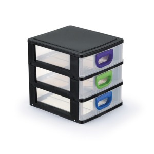 Gaveteiro Micro Porta Tudo 3 gavetas  MC1220 - Monte Líbano