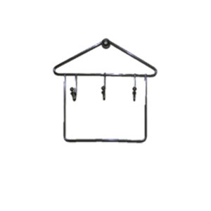 Cabide Casinha Cromo  8153 - Estilqui