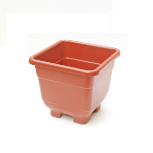 Vaso Quadrado 26cm Marrom RC  099 - Brasami