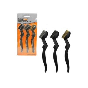 Kit 3 escovas de aço BFH1834 - Bestfer