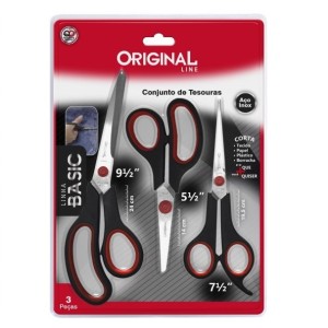 KIT DE TESOURAS BASICAS SL0082 SELETIVA