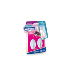 Gancho multiuso Pequeno Com 2 Peças  0174 - Plasbrink