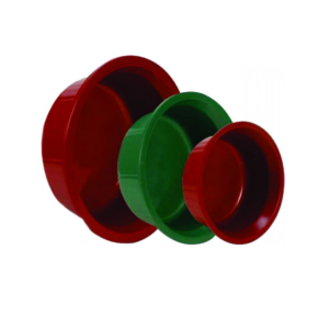 Bacia canelada 3 peças 1000ml/2000ml/3500ml  4444 - Inplast