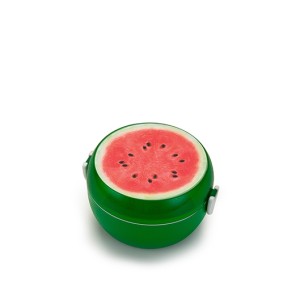 Porta Mix Tropical Com Divisor Decorado Melancia 600ml  04.01 - Injetemp