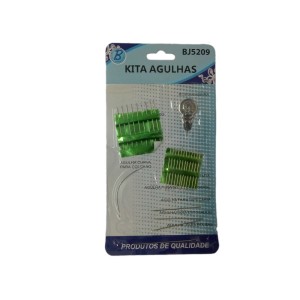 Cartela Com Agulhas Para Costura Com 27 peças  BJ5209 - BJ PoP
