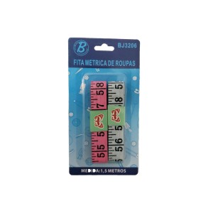 Fita Metrica 1,5m Para Costura Com 2 Peças  BJ3206 - BJ PoP