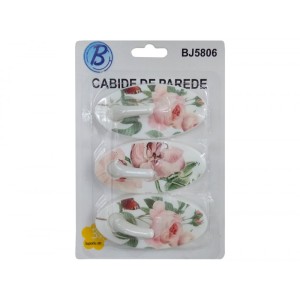 Cabide de Plastico Com 3 Peças BJ5806 - BJ PoP