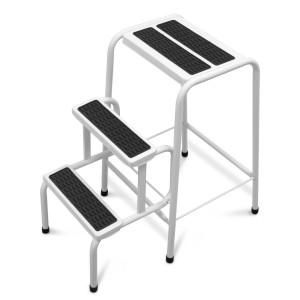 Banqueta Escada Metalmix Branca - Metalmix