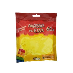 Massa de Modelar Amarelo (NÂO ESCOLAR) Para Crianças - Magic Kids
