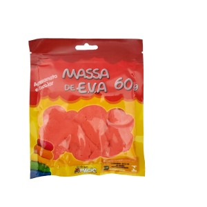 Massa de Modelar Vermelho (NÂO ESCOLAR) Para Crianças - Magic Kids