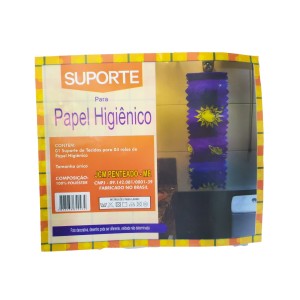 Suporte Para Papel Higiênico Tecido - Romance