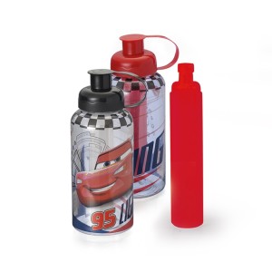 Garrafa sleeve carros com tubo de gelo 550ML  470883 - Plasduran
