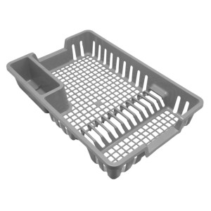 Escorredor Plastico De Louça - Cinza  25646 - ARQPLAST