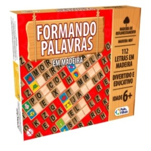 Formando Palavras Em Madeira  2906 - PAIS E FILHOS