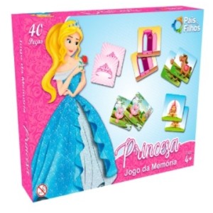 Jogo Da Memoria - PRINCESA  2824 - PAIS E FILHOS
