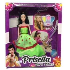 Boneca Priscila Rara Beleza  1010 - CENTER SUL