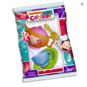 Bule + Xícara + Pires + Colher COLORS  7774 - ALTIMAR