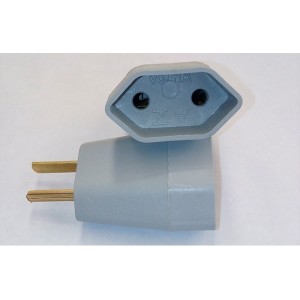 Plugue adaptador reverso 2P 20A   V-13 - Voltim