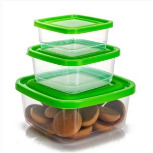 Conj. Pote Pmg Quadrado - TRANSP.- Linha Prime  1785 - ERCAPLAST