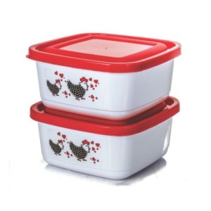 Conj. Pote Quadrado GG 2 Pcs - DEC. - Linha Prime  1798 - ERCAPLAST