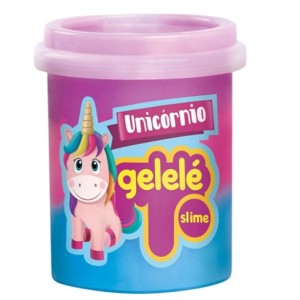 GELELÉ SLIME POTE 24 UNICÓRNIO 3462 DOCE BRINQUEDO