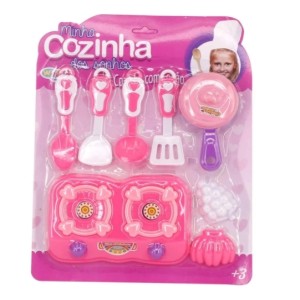 Kit Cozinha C/Fogão C/8PÇS WB5823 - WELLMIX