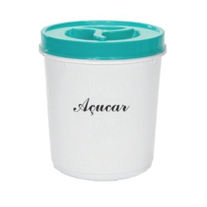 Pote Mantimento Redondo Avulso 2L Dec Tampa C/Rosca  2501 - ERCAPLAST