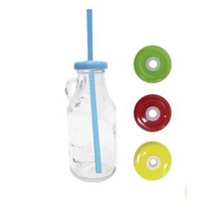 Pote De Vidro C/alça E Canudo  3016/1 - YOSS