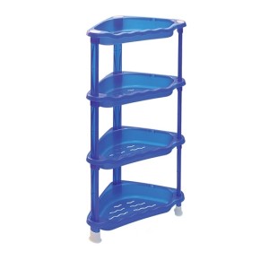 Prateleira Triangular 4 Bandejas Azul  259 - BRASAMI