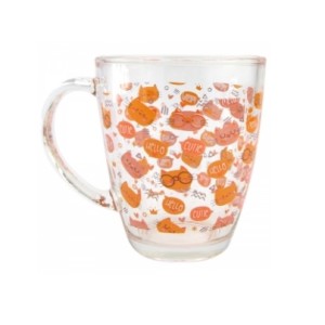 Caneca Vidro  350ml  CK3466 - CLINK