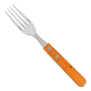 Garfo cabo de madeira 6 peças UD48 - Open Trade