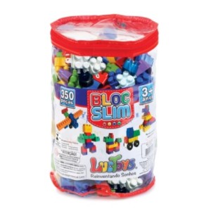 Bloc Slim Bolsa C/350pçs 856 - LUCTOYS