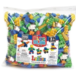 Bloc Slim EMB. C/500pçs 857 - LUCTOYS