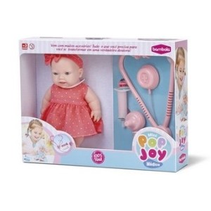 Boneca Mini Pop Joy Medica Nova  654 - BAMBOLA