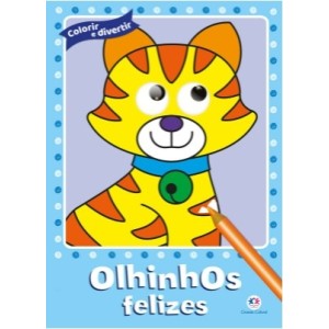 Colorir E Divertir Olhinhos Felizes - MAGIC KIDS